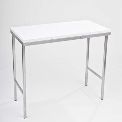 Hochtisch, Brückentisch weiß 120x60cm