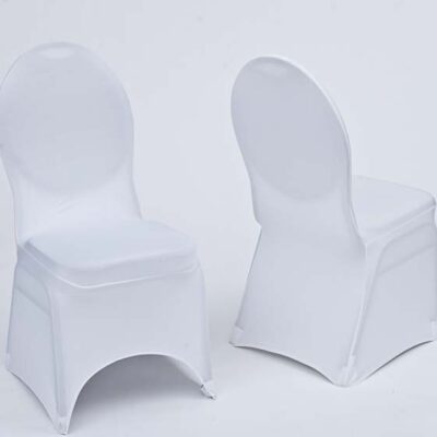 Stuhlhusse Stretch weiß