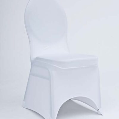 Set Stuhl mit Husse „Stretch“ weiß