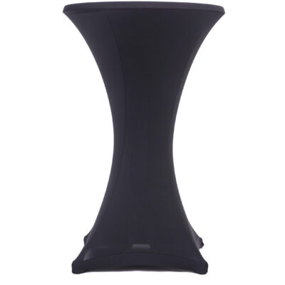 Set Stehtisch d=70 inkl. Stretchhusse schwarz